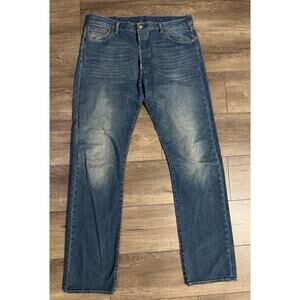 Levi's 501 Original Fit Mens Button Front Jeans Size 36 x 36